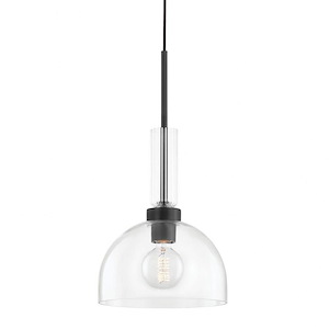 Tabitha - 1 Light Pendant In Luxe Elegance Style-19.25 Inches Tall and 10 Inches Wide - 1099801