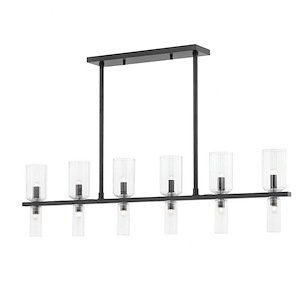 Tabitha - 12 Light Linear Chandelier In Luxe Elegance Style-19.63 Inches Tall and 41.75 Inches Wide