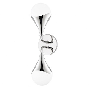 Ariana-8W 2 LED Bath Bracket in Modern Style-4.75 Inches Wide by 18.5 Inches High