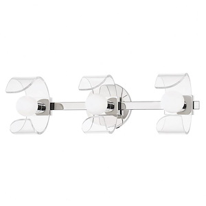 Ora-12W 3 LED Bath Bracket in Modern Style-17.5 Inches Wide by 5.5 Inches High - 1013497