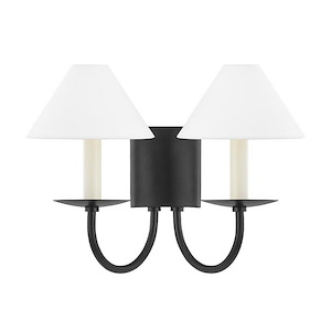 Lenore - 2 Light Wall Sconce-11 Inches Tall and 15.25 Inches Wide
