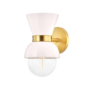 Gillian - 1 Light Wall Sconce-10.5 Inches Tall and 6 Inches Wide