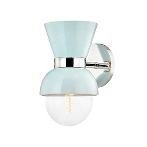 Gillian - 1 Light Wall Sconce-10.5 Inches Tall and 6 Inches Wide