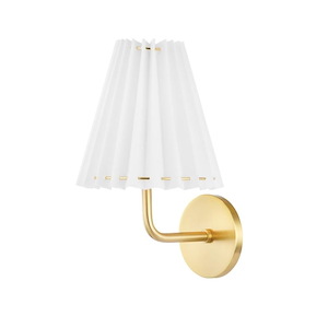 Demi - 6W 1 LED Wall Sconce In Transitional and Minimalist Style-13 Inches Tall and 8 Inches Wide