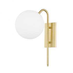 Ingrid-1 Light Wall Sconce in Transitional Style-7.5 Inches Wide by 15 Inches High - 1040737