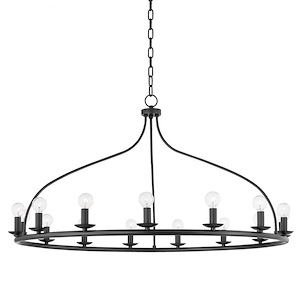 Kendra-15 Light Chandelier in Transitional Style-42.25 Inches Wide by 22.63 Inches High