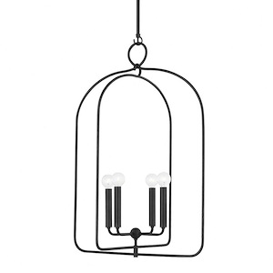 Mallory-4 Light Large Pendant in Transitional Style-22.5 Inches Wide - 1040752
