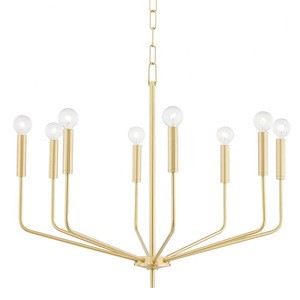Bailey-8 Light Chandelier in Transitional Style-30 Inches Wide by 24.75 Inches High