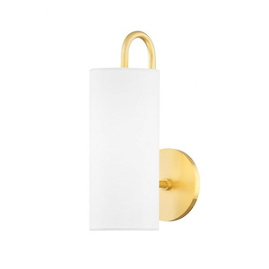 Freda 1 Light Wall Sconce in Modern style 12.5 Inches Tall and 4.75 Inches Wide