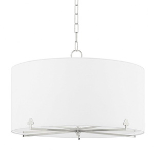 Darlene-5 Light Chandelier in Transitional Style-26 Inches Wide by 17.25 Inches High
