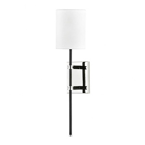 Denise 1 Light Wall Sconce in Modern style 20.5 Inches Tall and 4.75 Inches Wide