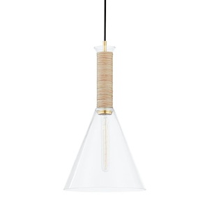 Besa - 1 Light Pendant-21.25 Inches Tall and 11 Inches Wide - 1275033
