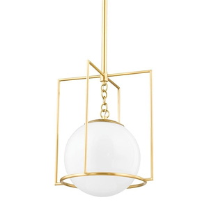 Frankie - 1 Light Small Pendant-15.25 Inches Tall and 12 Inches Wide - 1275053