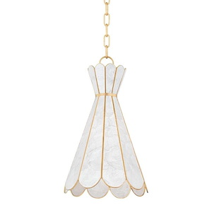 Lyra - 1 Light Pendant-18 Inches Tall and 10.5 Inches Wide - 1275066