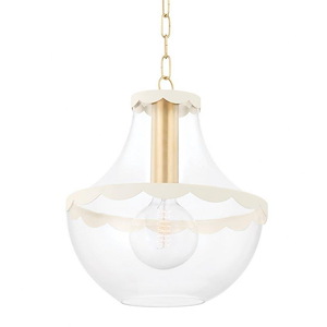 Alaina - 1 Light Large Pendant-16.5 Inches Tall and 14.25 Inches Wide