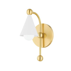 Hikari - 1 Light Wall Sconce-9.25 Inches Tall and 4.75 Inches Wide 6.25 Depth