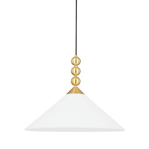 Sang - 1 Light Pendant-16 Inches Tall and 20 Inches Wide