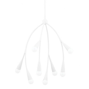 Elsa - 8 Light Chandelier-26.25 Inches Tall and 24.25 Inches Wide