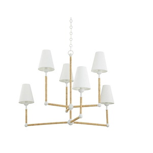 Mariana - 6 Light Chandelier-27.75 Inches Tall and 41 Inches Wide - 1271447