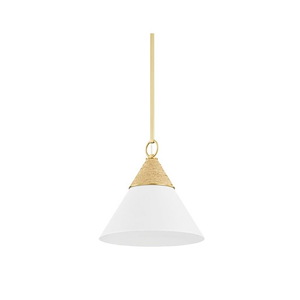 Mica - 1 Light Small Pendant-12.75 Inches Tall and 13 Inches Wide