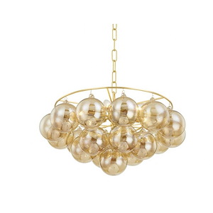 Mimi - 6 Light Chandelier-13 Inches Tall and 22.5 Inches Wide