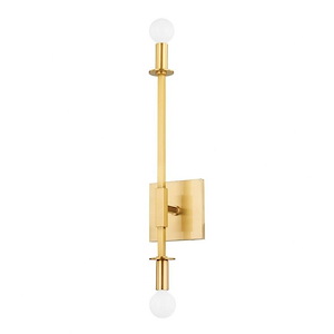 Milana - 2 Light Wall Sconce-23.25 Inches Tall and 4.75 Inches Wide