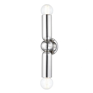 Lolly - 2 Light Wall Sconce-21.25 Inches Tall and 4.75 Inches Wide - 1279906