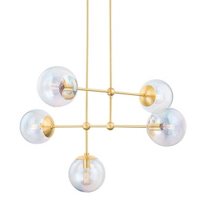 Ophelia - 5 Light Chandelier-27.75 Inches Tall and 40.25 Inches Wide - 1279843
