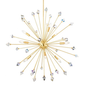 Genesis - 9 Light Chandelier-34.75 Inches Tall and 36.5 Inches Wide