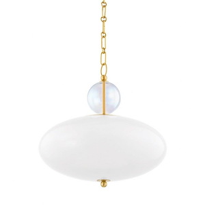 Viviana - 1 Light Pendant-14.5 Inches Tall and 15 Inches Wide