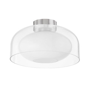 Giovanna - 1 Light Flush Mount-8.25 Inches Tall and 14 Inches Wide