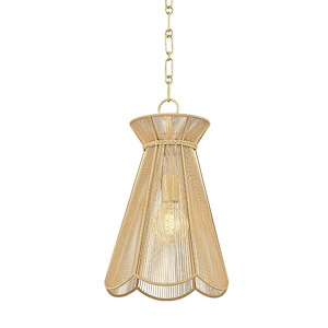 Aaliyah - 1 Light Pendant-17.75 Inches Tall and 10 Inches Wide