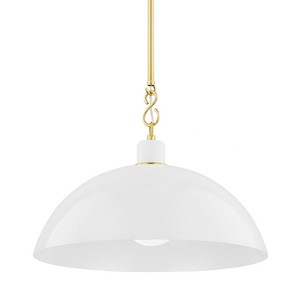 Camille - 1 Light Large Pendant-10.75 Inches Tall and 18 Inches Wide