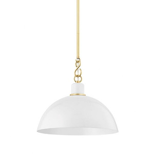 Camille - 1 Light Small Pendant-9.25 Inches Tall and 13 Inches Wide - 1280145