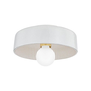 Ray - 1 Light Flush Mount-6 Inches Tall and 11 Inches Wide