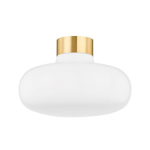 Eliana - 1 Light Flush Mount-9.75 Inches Tall and 14.25 Inches Wide