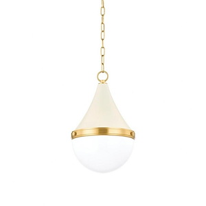 Ciara - 1 Light Small Pendant-18 Inches Tall and 11.75 Inches Wide