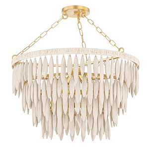Tiffany - 4 Light Chandelier-15.25 Inches Tall and 24 Inches Wide - 1297044