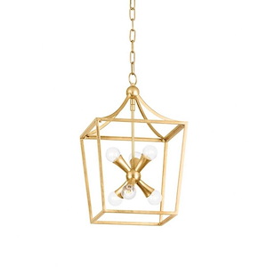 Kendall - 6 Light Lantern-19.75 Inches Tall and 12 Inches Wide