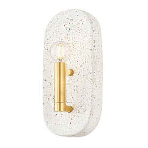 Ethel - 1 Light Wall Sconce-12 Inches Tall and 6 Inches Wide