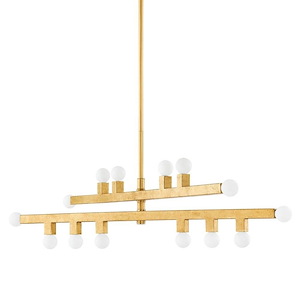 Sutter - 14 Light Chandelier In Modern Style-10.5 Inches Tall and 40.75 Inches Wide - 1315525