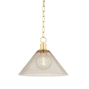 Anniebee - 1 Light Pendant In Modern Style-12 Inches Tall and 15.5 Inches Wide