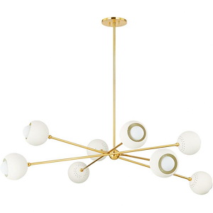 Saylor - 8 Light Chandelier-26 Inches Tall and 53.75 Inches Wide