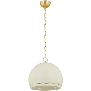 Etna - 1 Light Pendant In Modern Style-11.75 Inches Tall and 13.5 Inches Wide