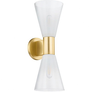 Alma - 2 Light Wall Sconce In Modern Style-17.5 Inches Tall and 6 Inches Wide