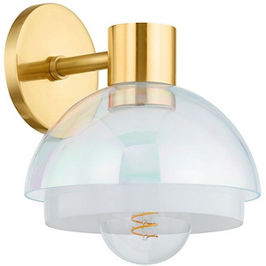 Modena - 1 Light Wall Sconce-9.25 Inches Tall and 8 Inches Wide - 1328536