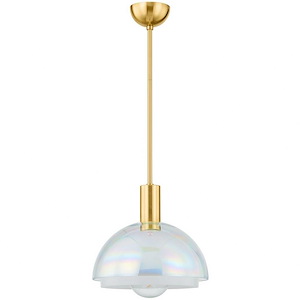 Modena - 1 Light Pendant-11.75 Inches Tall and 13 Inches Wide