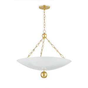 Amali - 3 Light Pendant In Modern Style-21 Inches Tall and 26 Inches Wide
