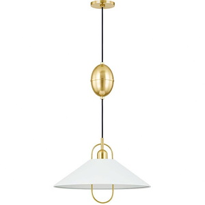 Mariel - 1 Light Pendant-12 Inches Tall and 18 Inches Wide - 1328552