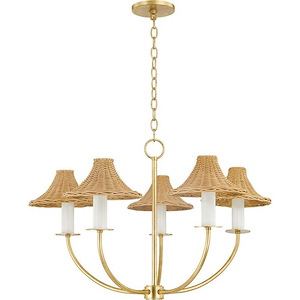 Twila - 5 Light Chandelier-19.75 Inches Tall and 30.25 Inches Wide - 1328554